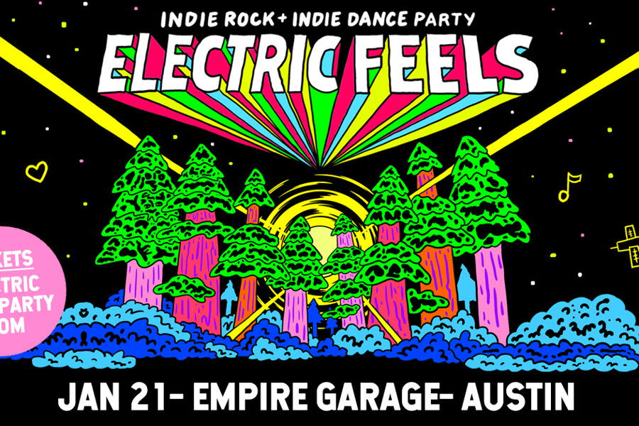 electric feels flyer