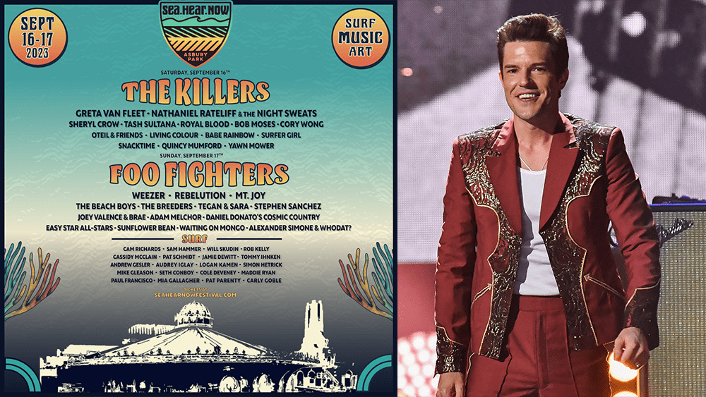 the killers 2023 tour poster