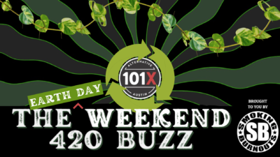 The Weekend 420 Buzz header image. Earth Day themed.
