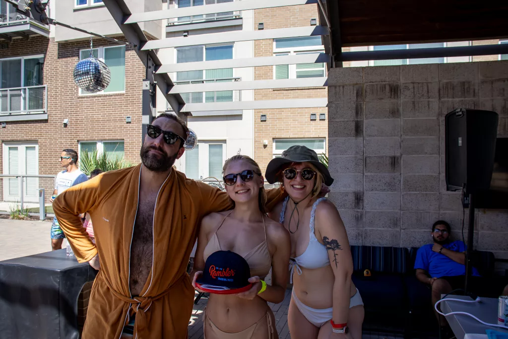 101x pool party at the domain with emily and cj morgan