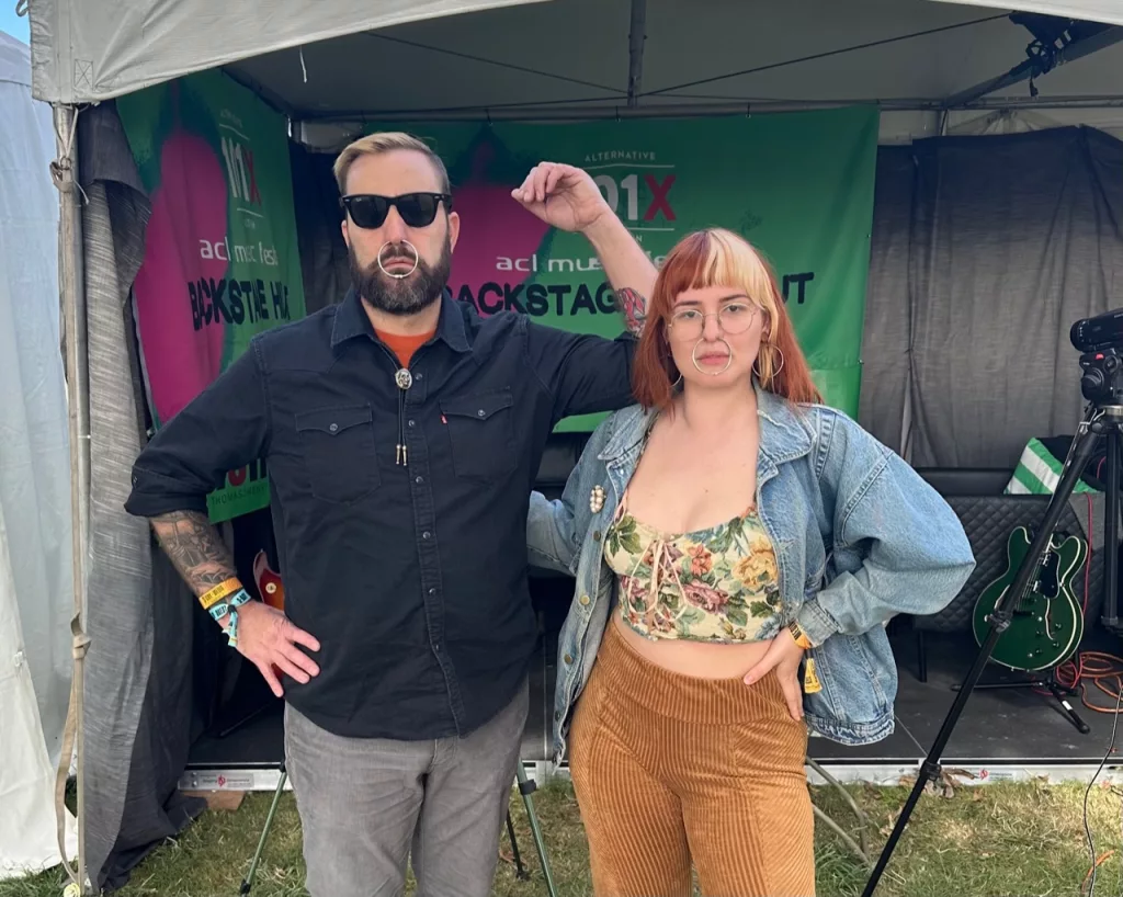 cj morgan and emily at acl fest