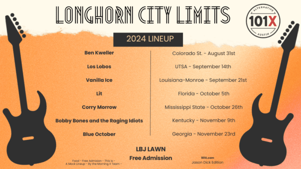 Jason’s Longhorn City Limits Lineup