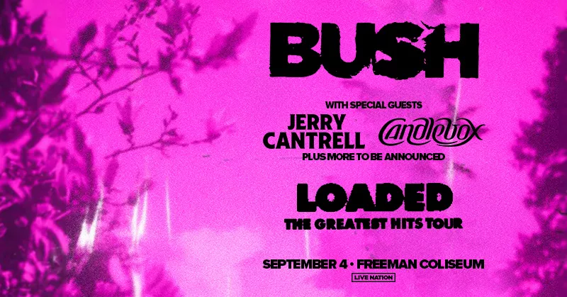 Bush Loaded Concert poster