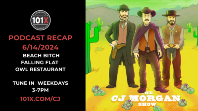 CJ Morgan Show Podcast recap header image 6/14/24