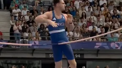 Olympic pole vaulter