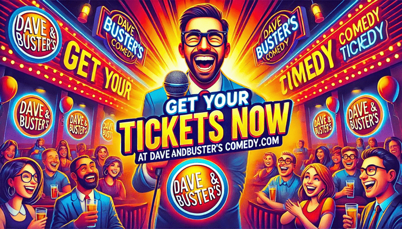 Dave and Buster's thursday night comedy night