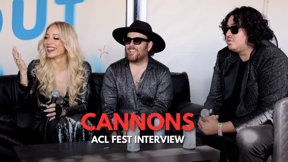 Cannons sneak backstage! ACL FEST Interview