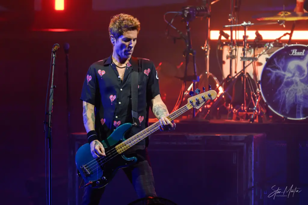 The Offspring at Germania Amp on August 24th for SUPERCHARGED Worldwide in ’25, with special guests Jimmy Eat World and New Found Glory. Photos by Stan Martin