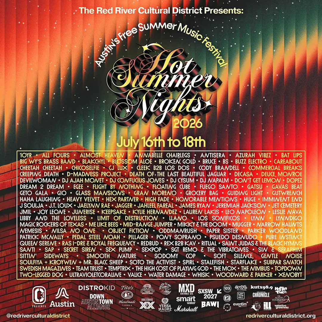 アート・デザイン・音楽 RC SUCCESSION 4 SUMMER NIGHTS HIBIYA Hot Summer Nights 2026 | KROX - Austin, TX
