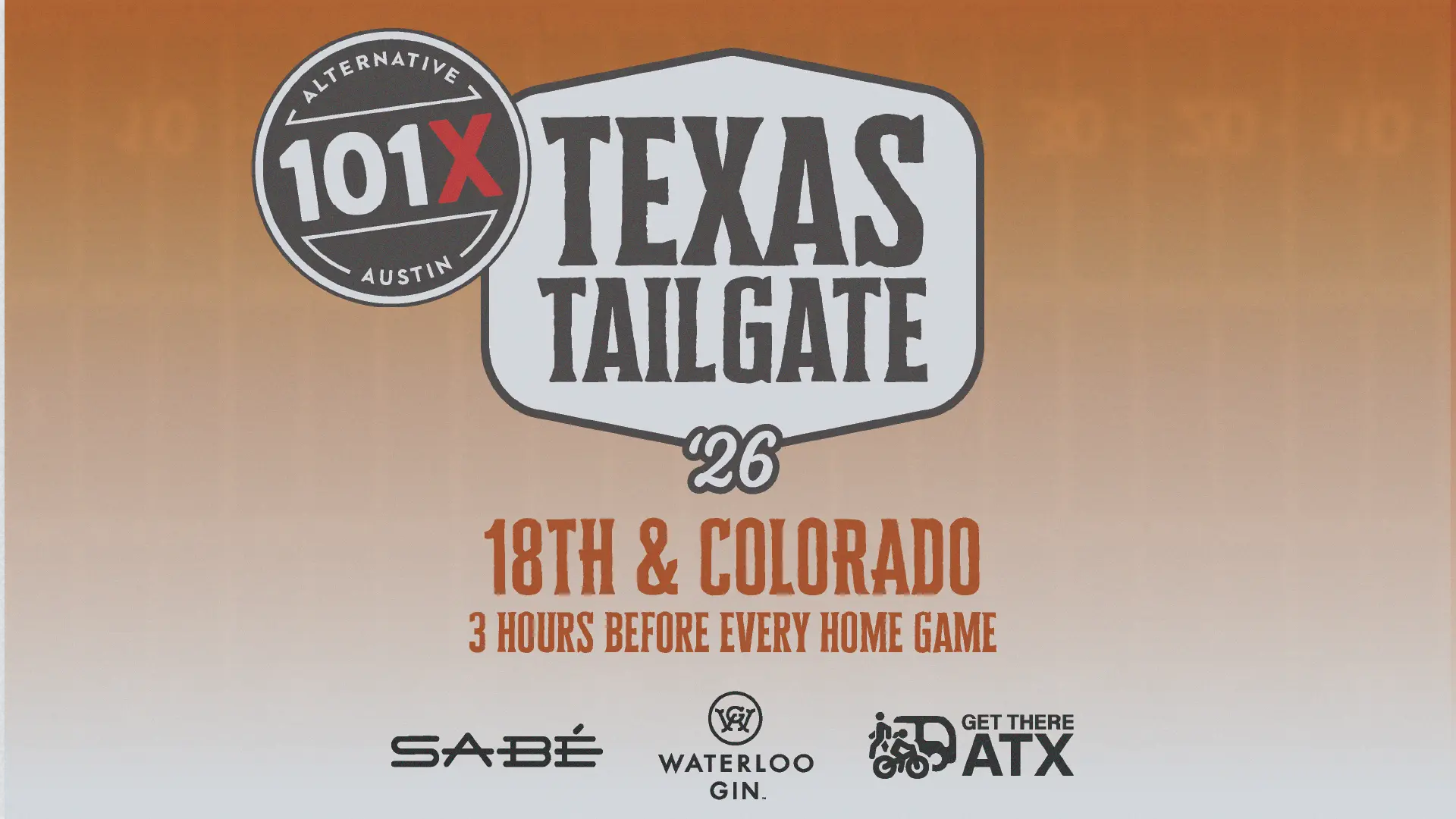 101X Texas Tailgate 2026