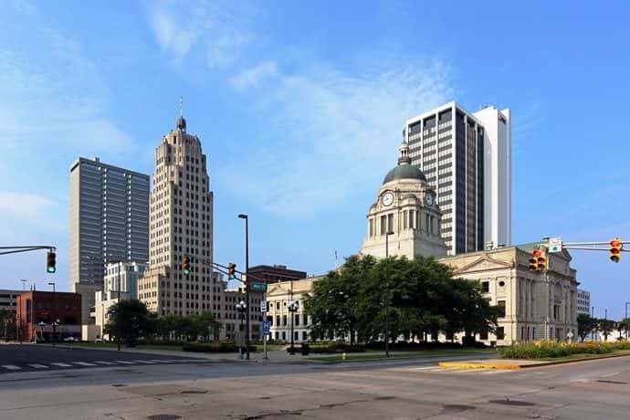 Fort Wayne skyline. Getty Images
