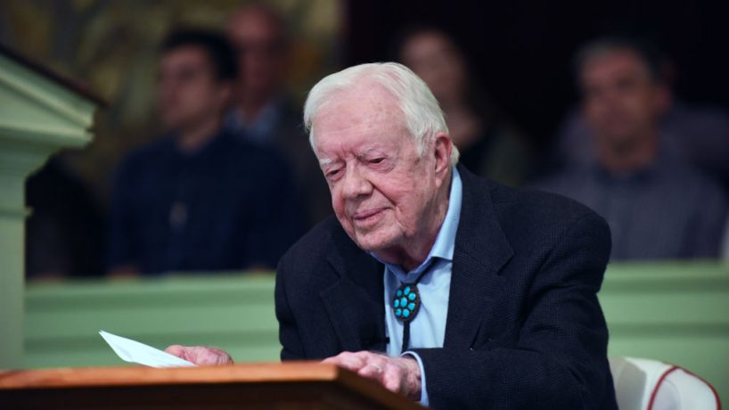 Jimmy Carter Needed Stitches After Falling At Home, But Traveled To ...