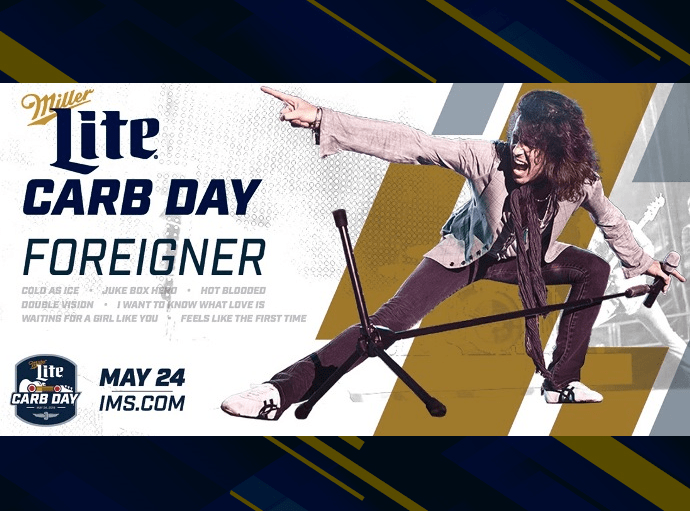 Juke Box Heroes "Foreigner" Headlining Miller Lite Carb Day 93.1FM WIBC