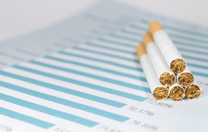 cigarettes stacked in a pyramid (SebastYin/Thinkstock)