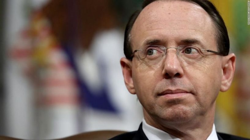 Deputy AG Rosenstein Submits Resignation Letter 93 1FM WIBC