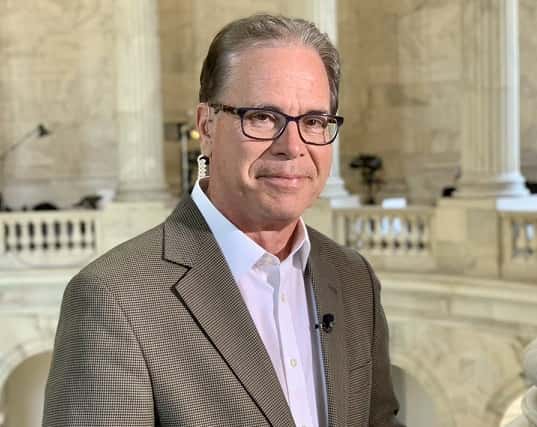 Mike Braun inside the US capitol