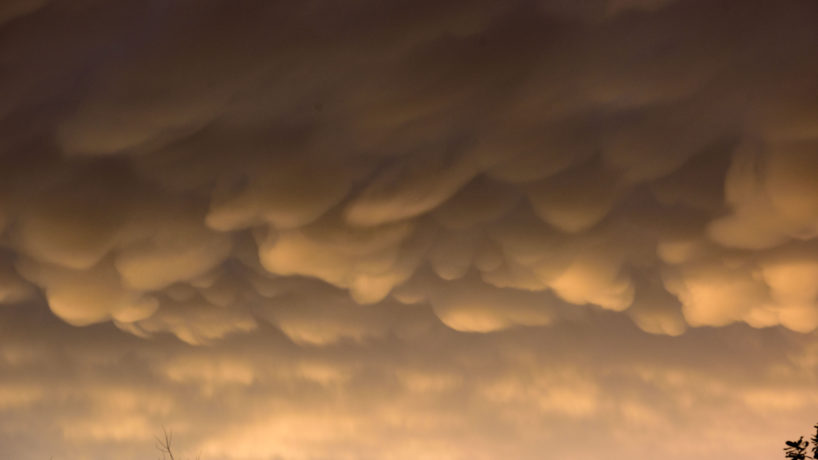 Storm clouds in the sky