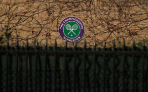 Wimbledon logo at All England Lawn Tennis Club