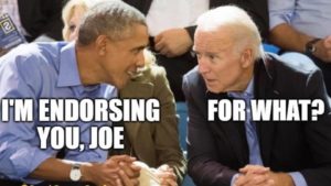 I'm endorsing you, Joe.
