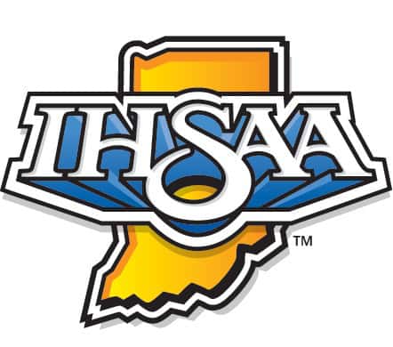 The logo for the Indiana High School Athletic Association.