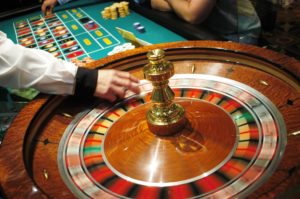 Roulette table