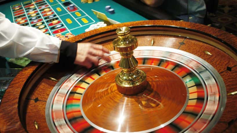 Roulette table