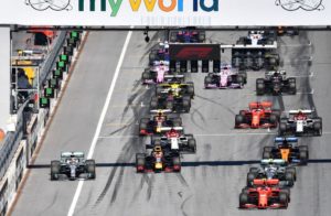 Formula One start at 2019 Austrian Grand Prix
