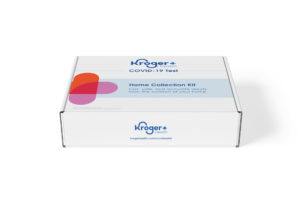 A Kroger Health COVID-19 at-home test kit.