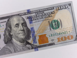 $100 dollar bill