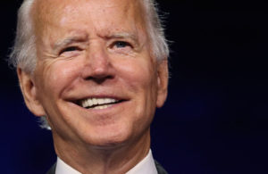 Democratic presidential nominee Joe Biden delivers his acceptance speech on the fourth night of the Democratic National Convention from the Chase Center on August 20, 2020 in Wilmington, Delaware. The convention, which was once expected to draw 50,000 people to Milwaukee, Wisconsin, is now taking place virtually due to the coronavirus pandemic. (Photo by Win McNamee/Getty Images)