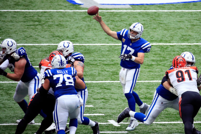 Philip Rivers throwing against the Bengals