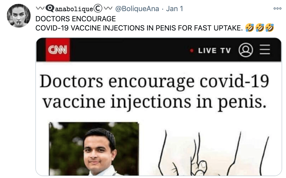 DOCTORS ENCOURAGE COVID-19 VACCINE INJECTIONS IN PENIS FOR FAST UPTAKE