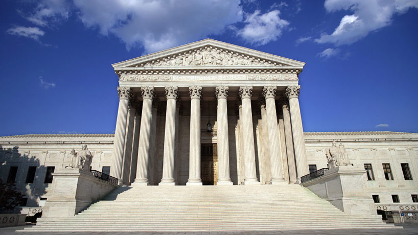 The United States Supreme Court building is shown on June 15, 2005, in Washington, DC.