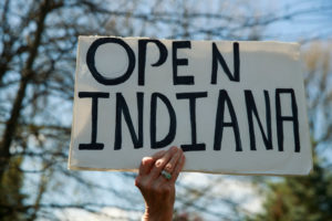 Open Indiana Sign