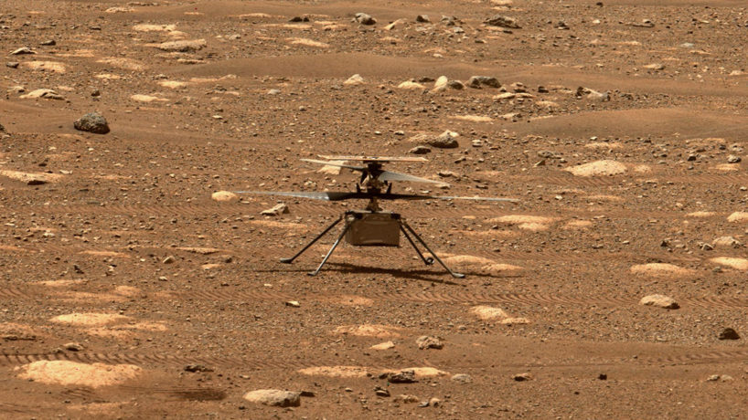 helicopter drone mars