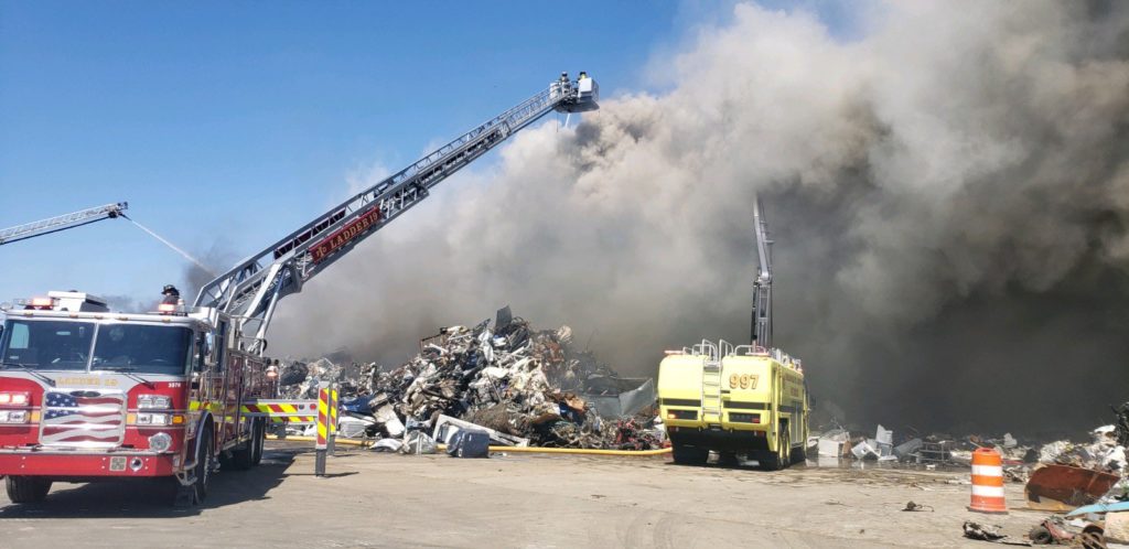 Omni Source Scrap Metal Fire 'Under Control', All Operations Complete - Vimarsana News