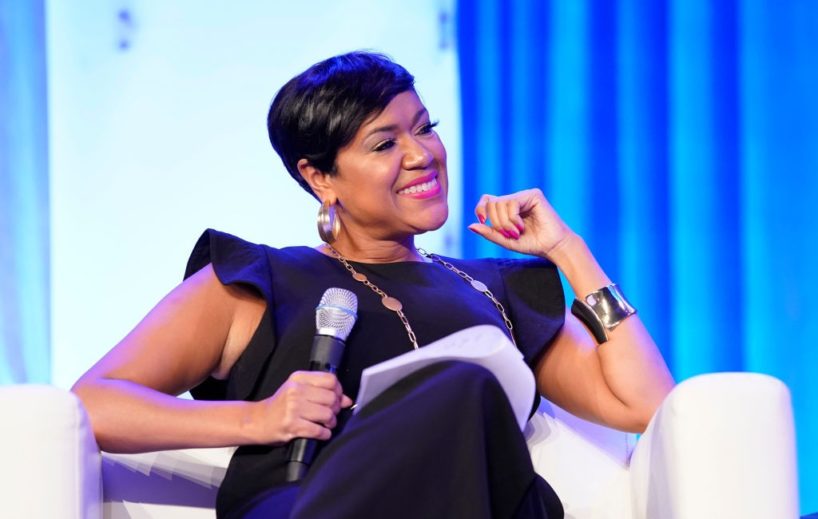 Tiffany D. Cross of The Beat DC speaks on stage during Texas Conference For Women 2019 at Austin Convention Center on October 24, 2019 in Austin, Texas. (Photo by Marla Aufmuth/Getty Images for Texas Conference for Women 2019)