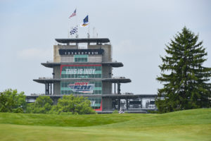 The pagoda at Indianapolis Motor Speedway.