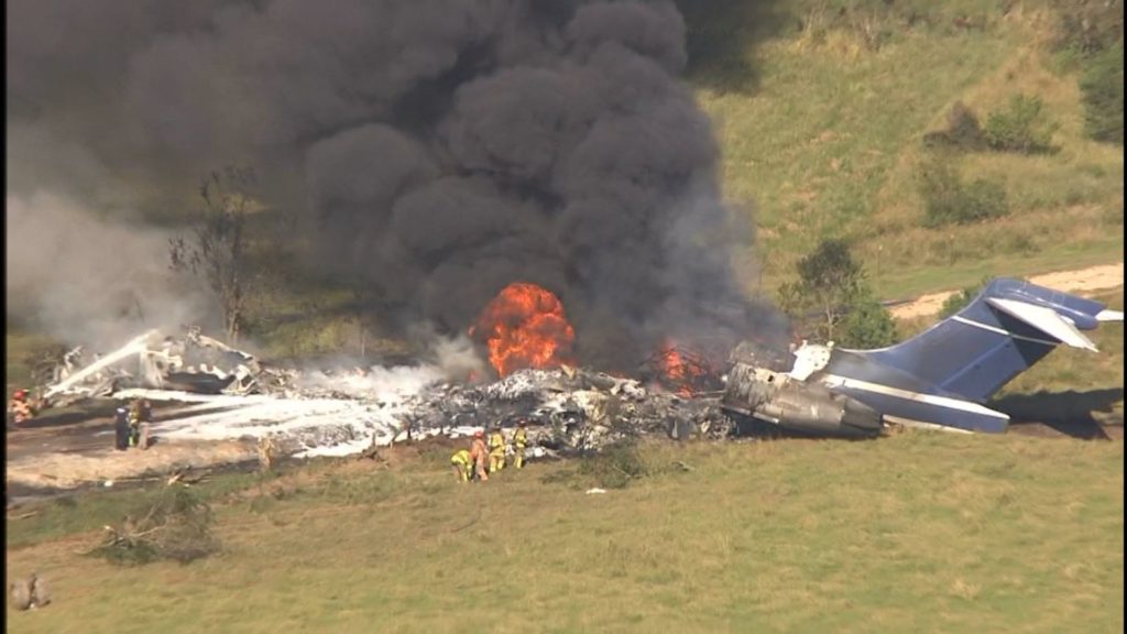 More Than 20 People Safely Escape After Plane Crashes Outside Houston - Vimarsana News