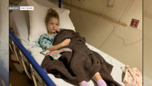 A girl from Brownsburg in the hospital with COVID
