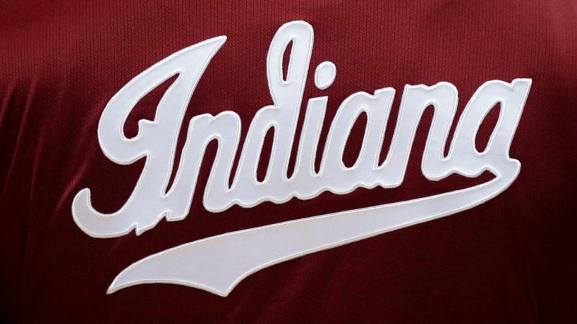 A general view of the Indiana University logo.