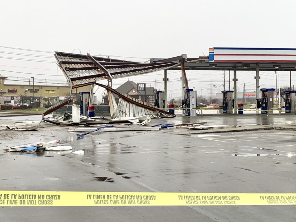 Garbage Truck Smashes Into Gas Station in Lawrence - Vimarsana News