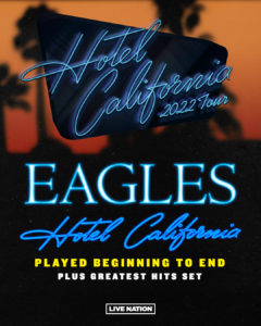 Eagles "Hotel California" tour poster.