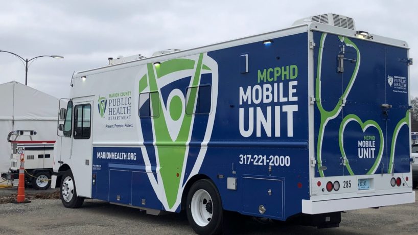 Marion County Public Health Department mobile unit.