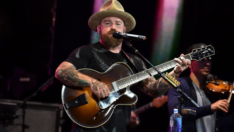 Zac Brown of Zac Brown Band performs on stage.