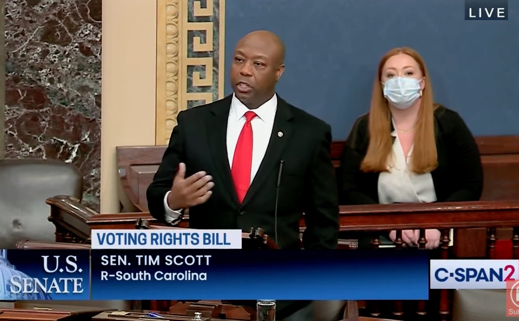 South Carolina Senator Tim Scott Eviscerates Democrats' Outrageous “Jim Crow 2.0” Comparison