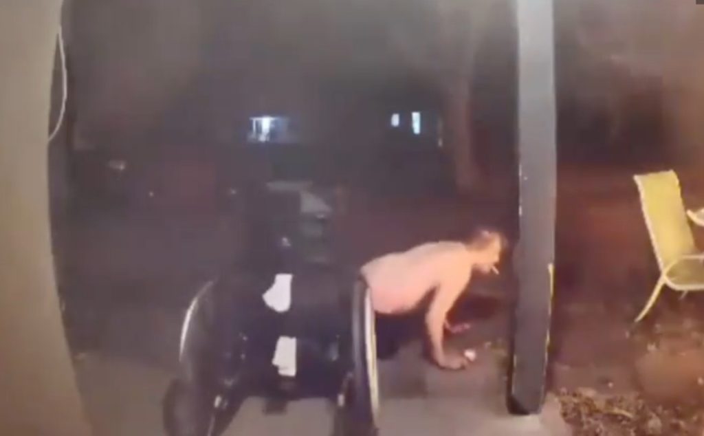 WATCH: Amputee Barely Escapes House Fire, Lights Up A Cigarette - Vimarsana News
