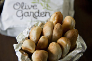 basket of soft breadsticks