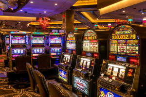slot machines in a casino