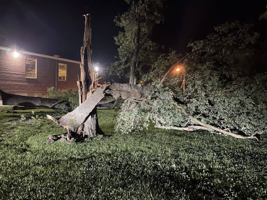 Storm Damage Reported Across Indiana - Vimarsana News